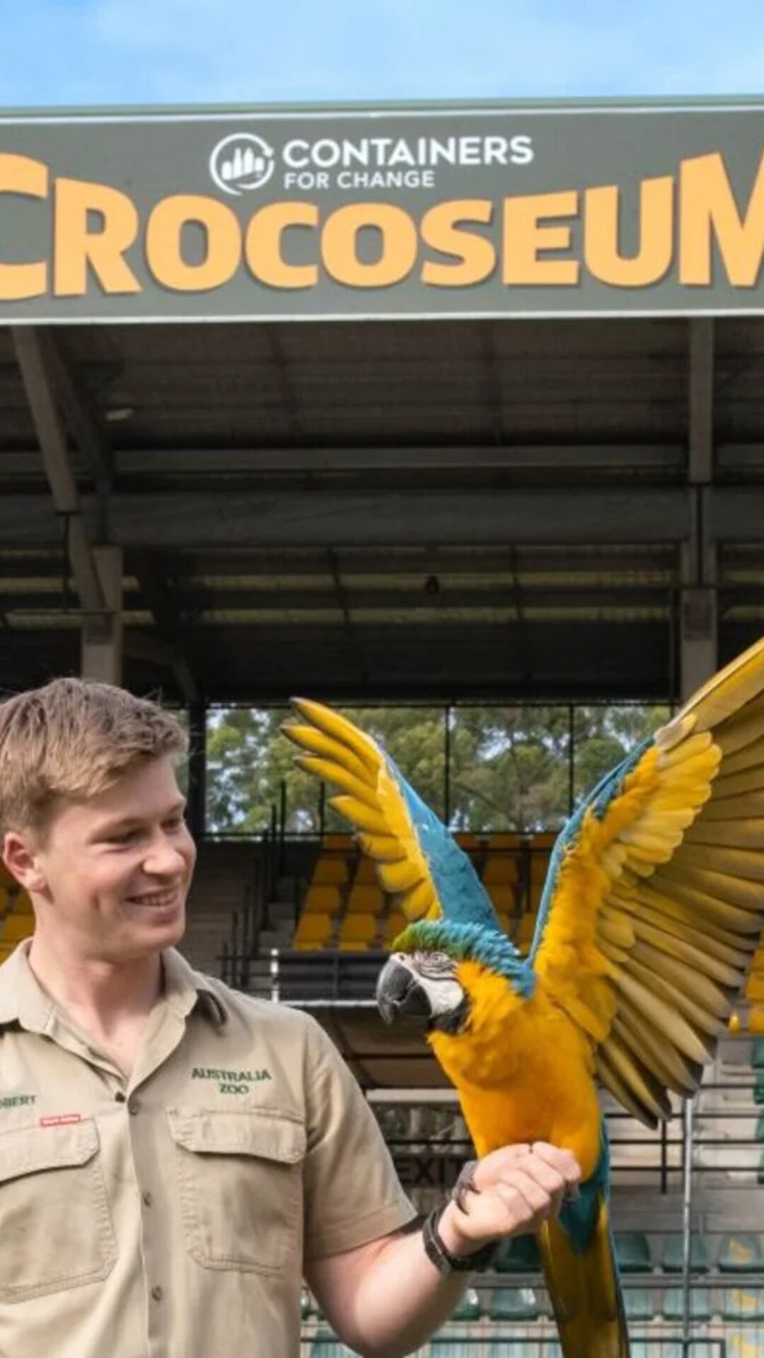 Australia Zoo Crocoseum wildlife presentation.
