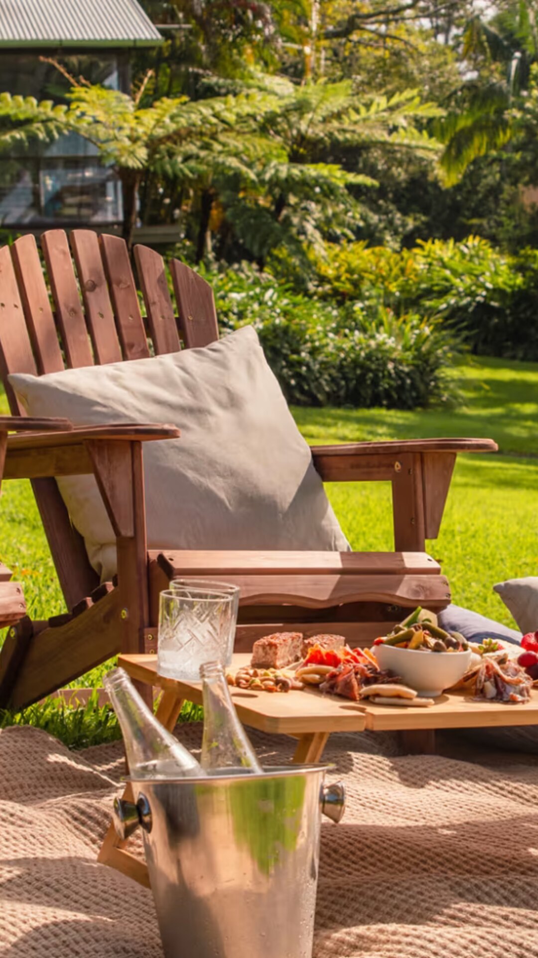 Private picnic setting at Spicers Tamarind.