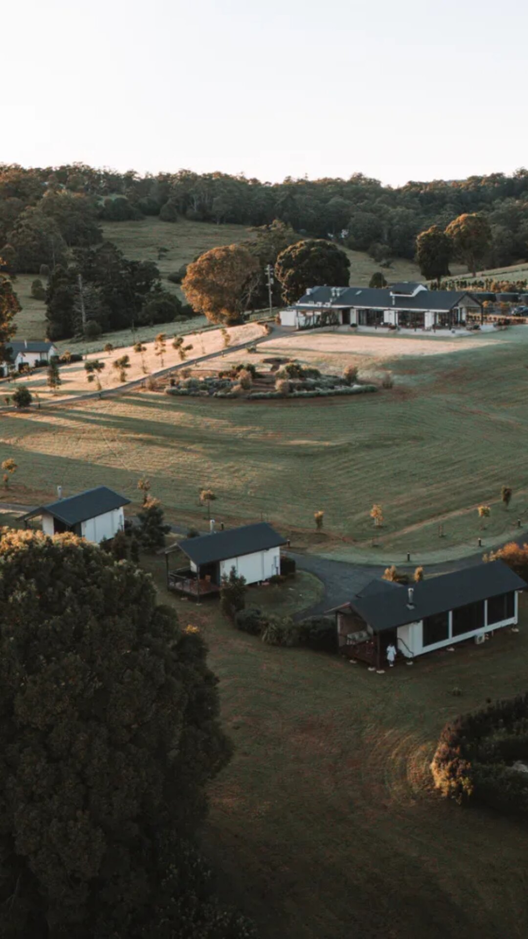 Aerial view of Beechmont Estate in the hinterland.