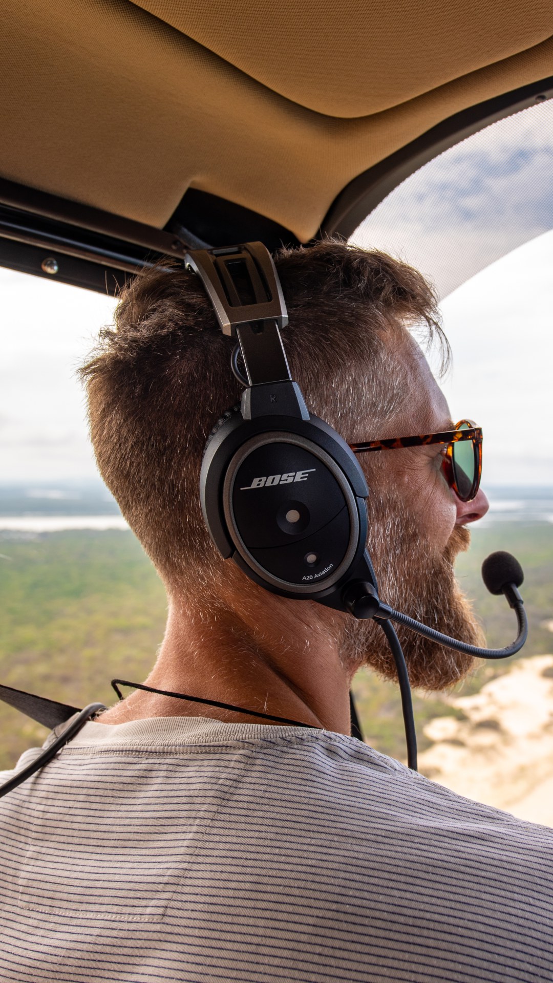 Bekaa Air helicopter ready for a scenic Brisbane flight.