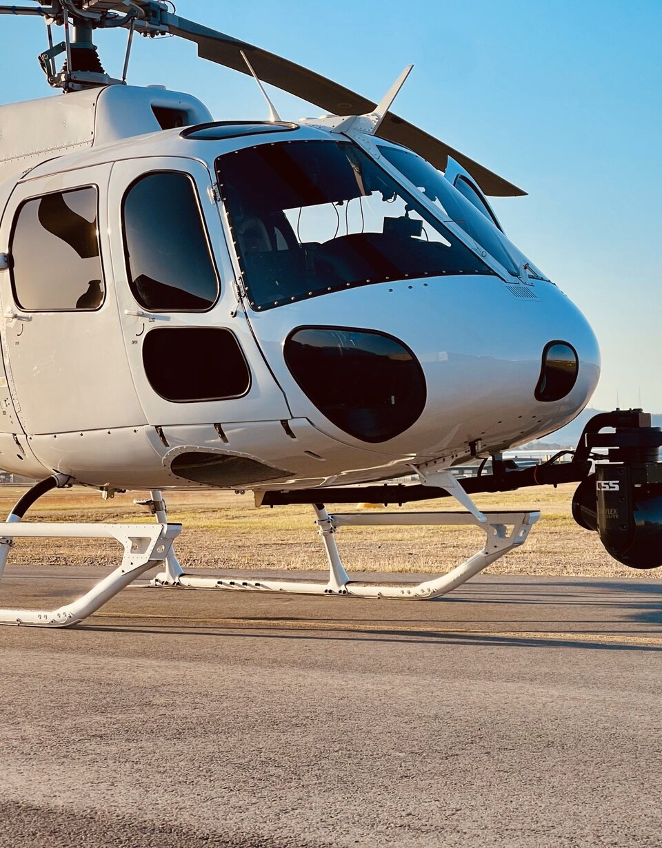 Bekaa Air helicopter configured for aerial photography