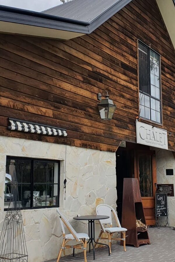 The bistro at Sarabah Estate Vineyard