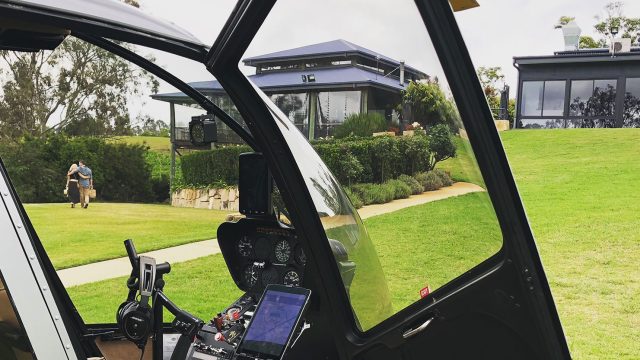 Helicopter at Ocean View Estates