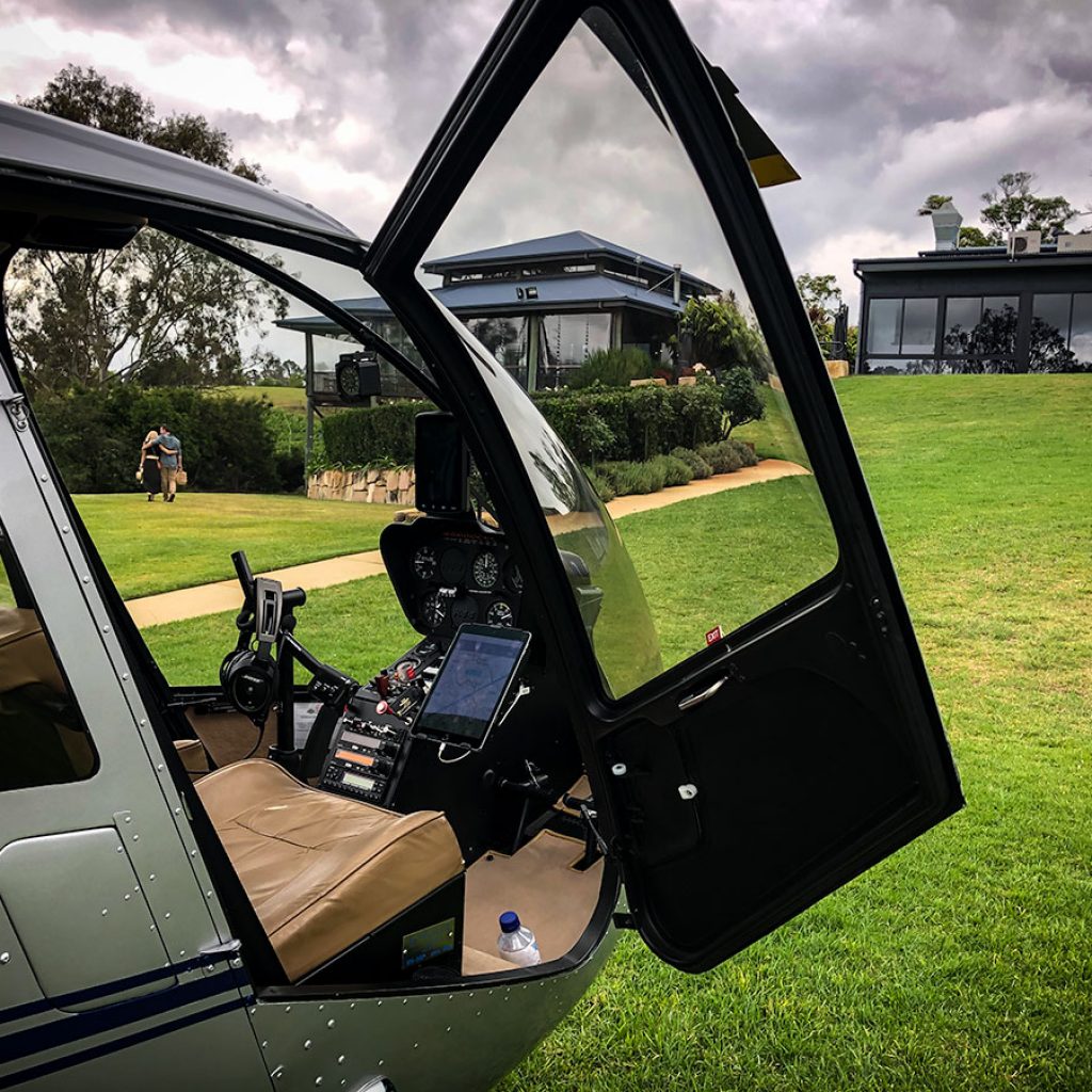 Helicopter at Ocean View Estates
