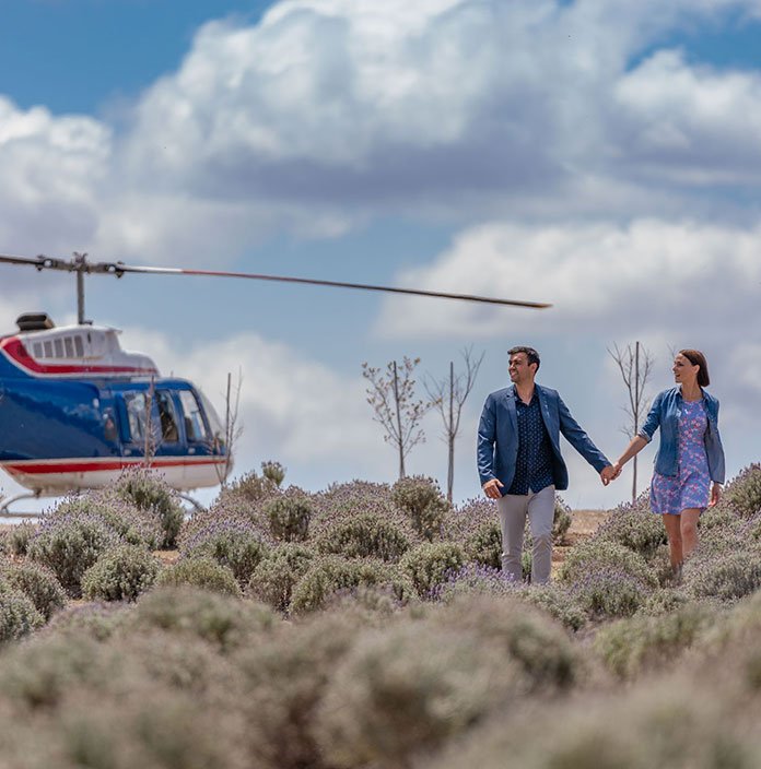 Kooroomba Lavender Farm Helicopter Tour Kooroomba Lavender Farm Helicopter Tour