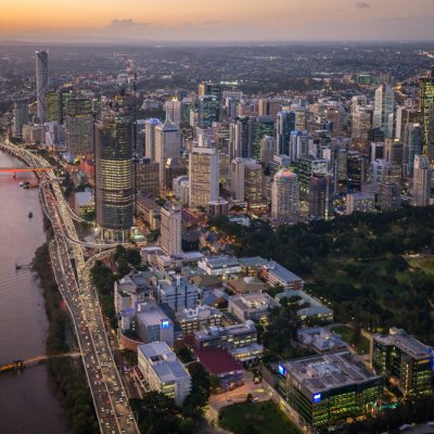 Sunset Flight - South Bank & Brisbane City