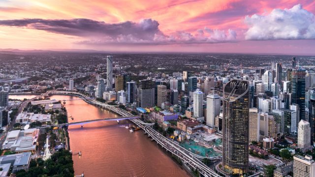 Sunset Flight - South Bank & Brisbane City