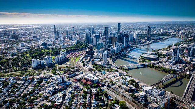Brisbane City from the Air