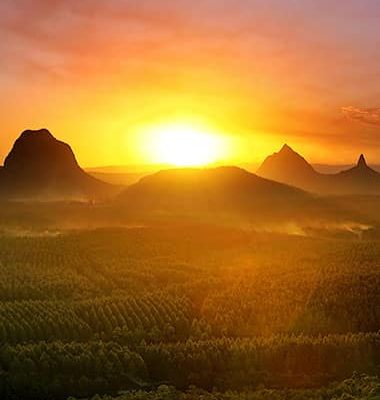 Glasshouse Mountains Helicopter Flight