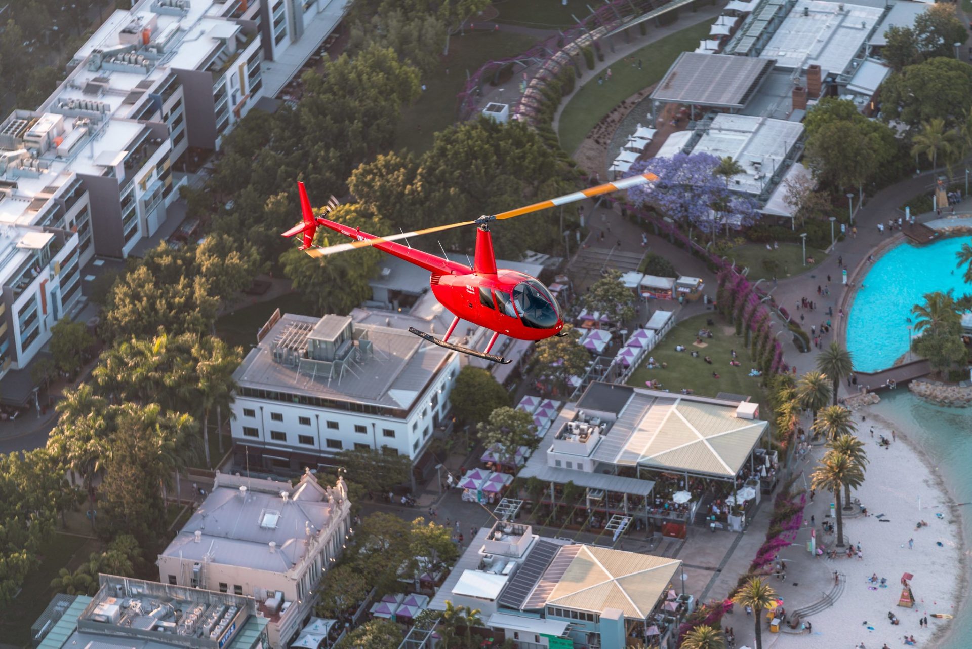 Helicopter Ride Brisbane City Glimpses 149.00pp Private Flight