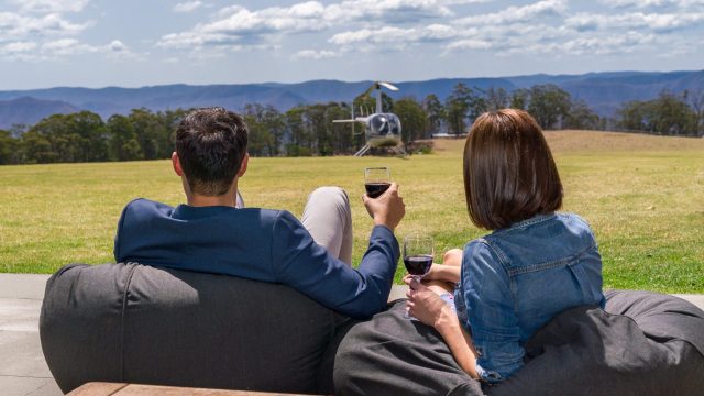 Spicers Peak Lodge - Helicopter Wine Spicers Peak Lodge - Helicopter Wine