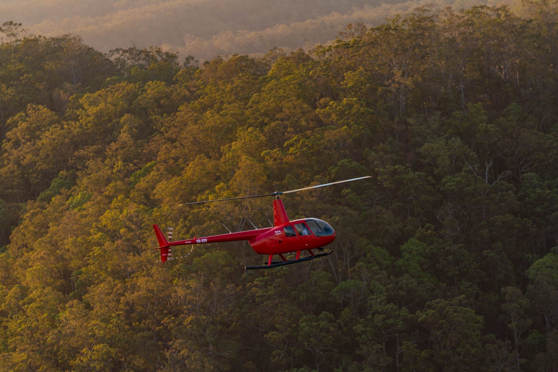 Albert River vineyard helicopter experience