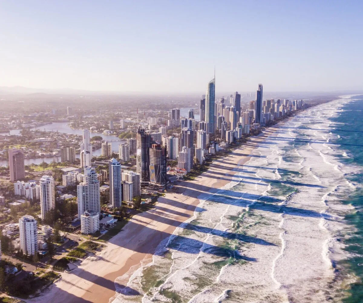 Brisbane to Gold Coast coastline scenic flight