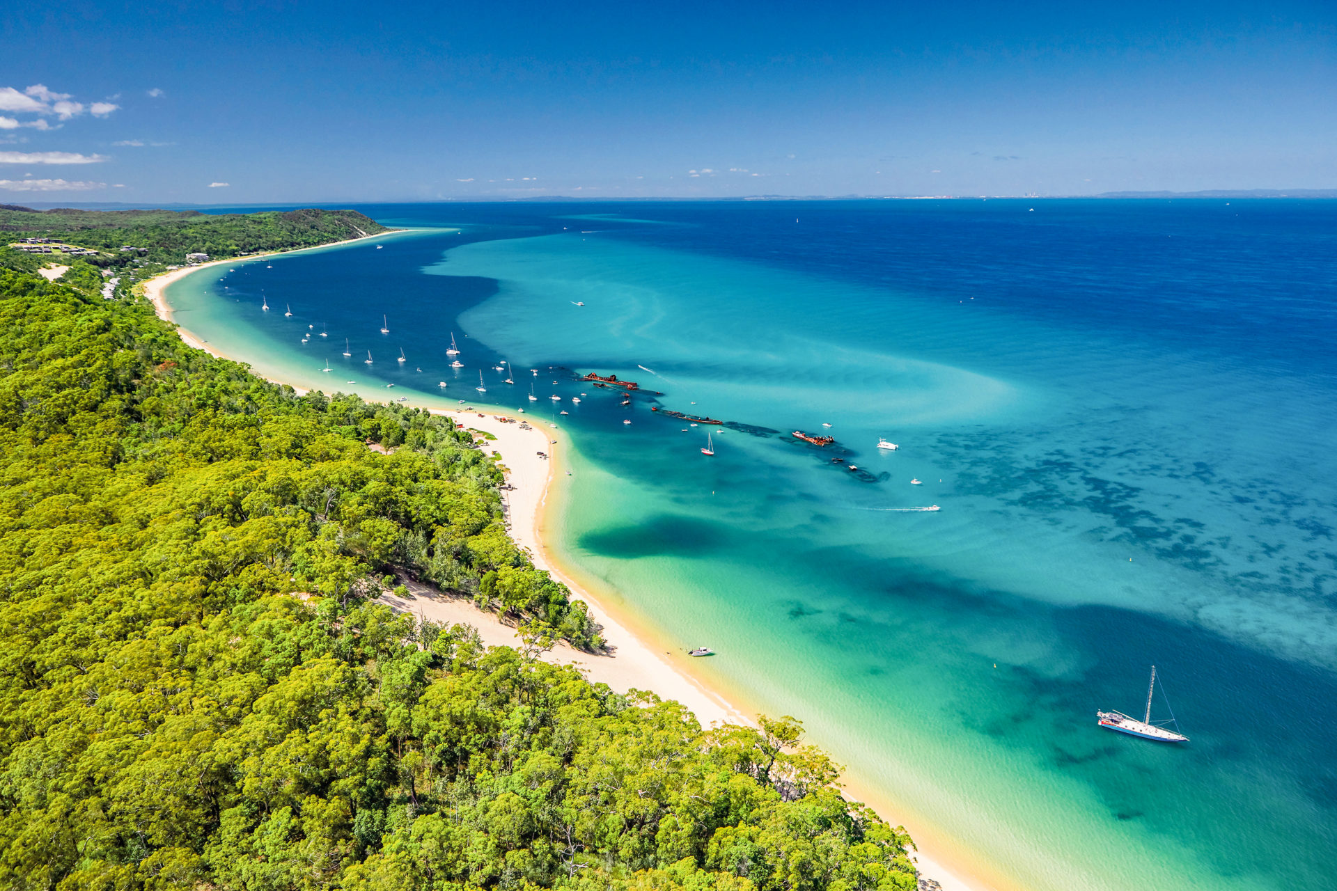 Moreton Island Scenic Flight