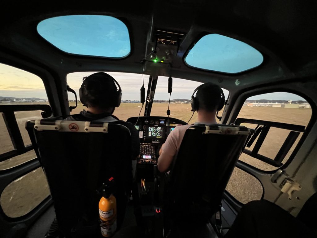 Inside Airbus H125 AS350