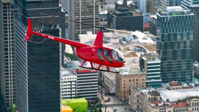 R44 overhead the treasury