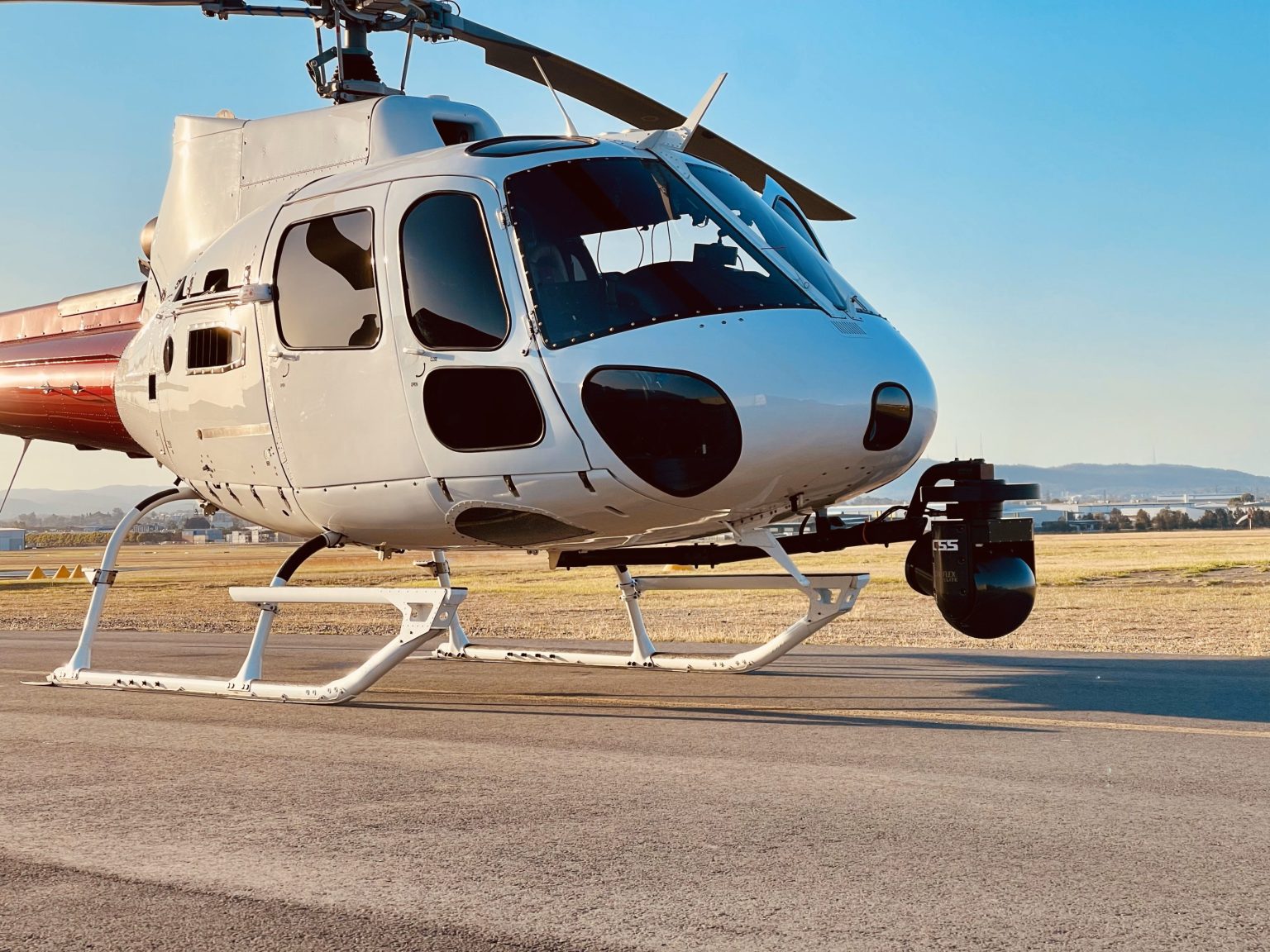 Bekaa Air helicopter configured for aerial photography