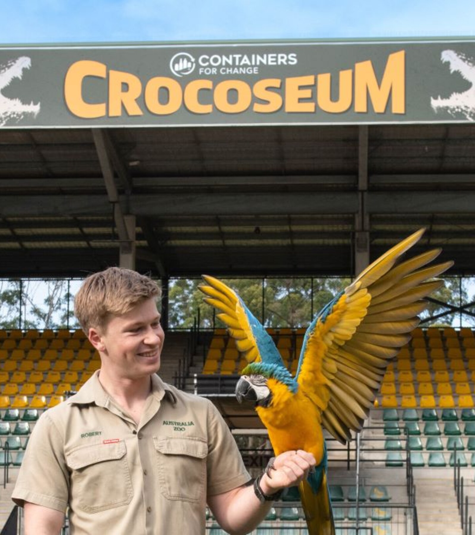 Australia Zoo Crocoseum wildlife presentation.