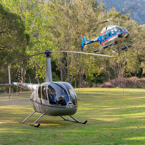 Bekaa Air helicopter at Archerfield Airport