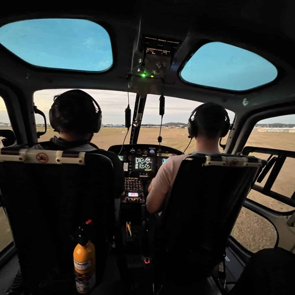 Inside Airbus H125 AS350
