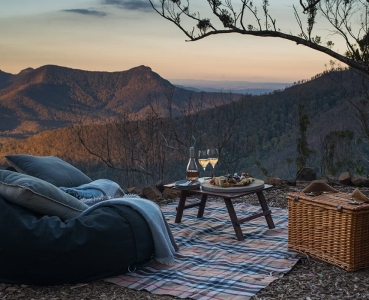 Helicopter Mountain Picnic